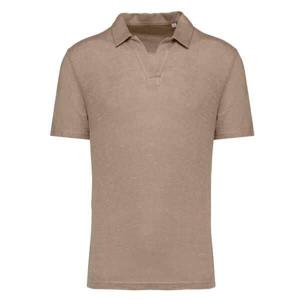 Native Spirit Linen Polo Shirt Thumbnail