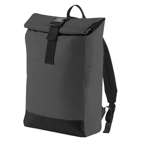 BagBase Reflective Roll-Top Backpack Thumbnail