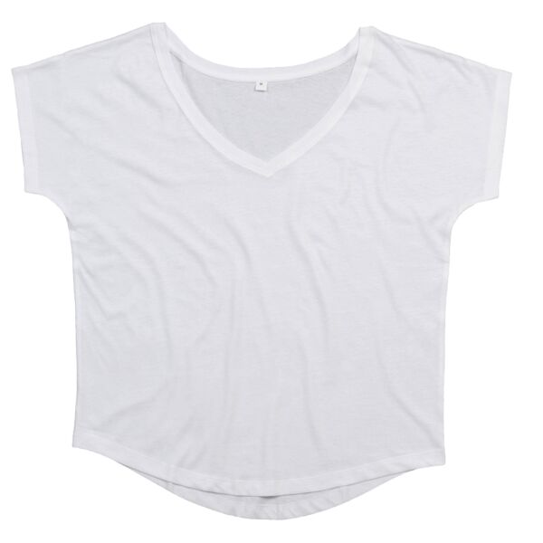 Mantis Ladies Loose Fit V Neck T-Shirt Thumbnail