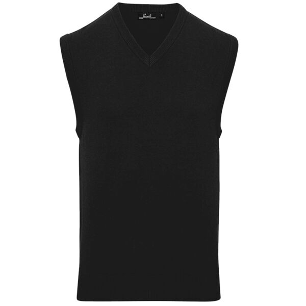 Premier Sleeveless Cotton Acrylic V Neck Sweater Thumbnail