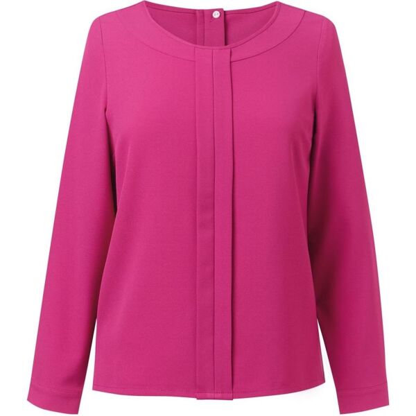 Brook Taverner - Roma L/S Crepe Blouse Thumbnail