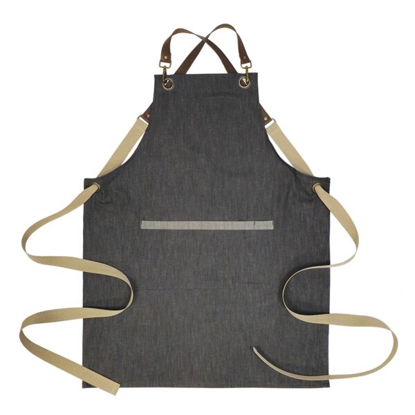 Coast - Cross Back Bib Apron with Leather Halter - Premium Thumbnail