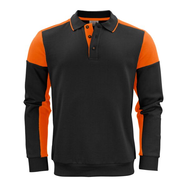 Long Sleeve Polo Sweatshirt Thumbnail